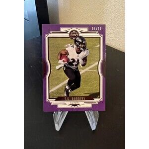 2021 Panini Legacy Purple J.K. Dobbins Numbered 05/10 - Baltimore Ravens #16